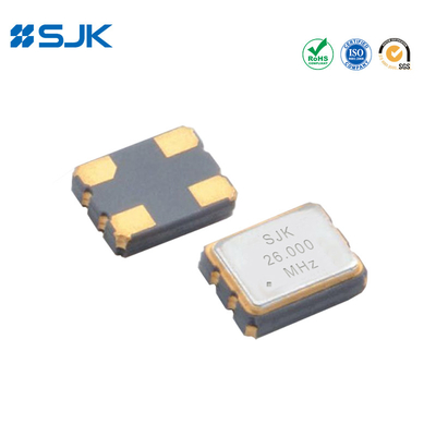 26MHz 3.3V TCXO 2520 Clipped Sine Wave Output ±0.5ppm -40- 85C High Frequency Stability